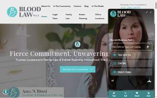 Blood Law, PLLC of Greenville website