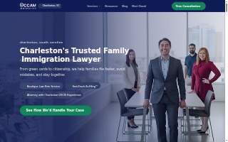Occam Immigration website