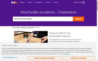 FedEx OnSite of Charleston website
