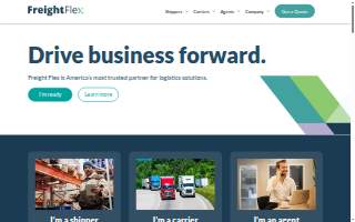 Freight Flex website