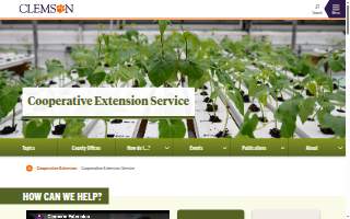 Clemson Extension TEACH Center website