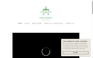 Miss Aimee's Preschool website
