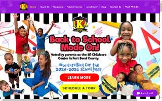 Kidzville Academy website