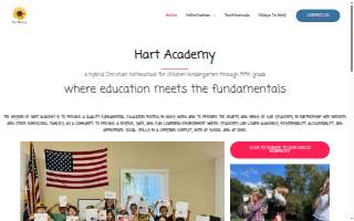 Hart Academy website