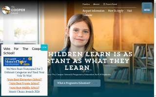 The Cooper School website