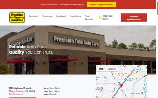 Precision Tune Auto Care of Mt Pleasant website