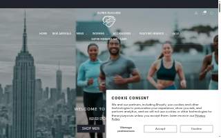 Super Runners Shop website