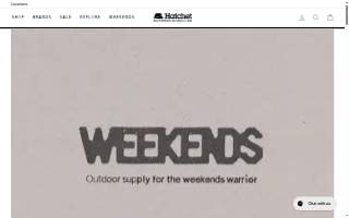Hatchet Outdoor Supply Co. website