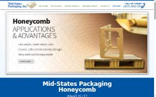 Mid States Packaging website