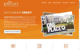 Knight Printing and Graphics website
