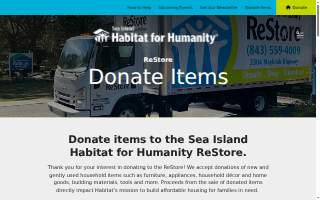 ReStore | Sea Island Habitat for Humanity website