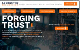 Abernethy Millwright, LLC website
