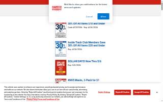 Harbor Freight website
