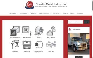 Conklin Metal Industries - Greenville website