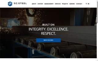 SC Steel website