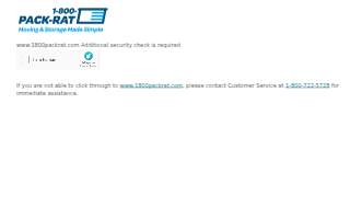 1-800-Pack-Rat of North Charleston website