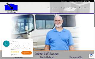 Climate Masters Indoor Storage of Charleston website