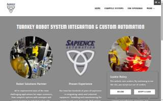 Sapience Automation website