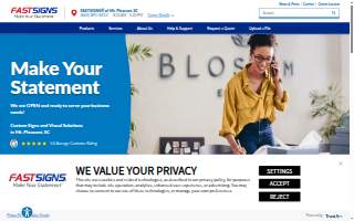 FASTSIGNS of Mt. Pleasant website