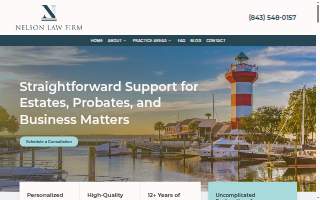 Nelson Law Firm website