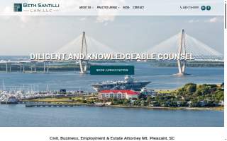 Beth Santilli Law website