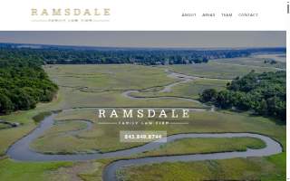 Ramsdale Law Firm website