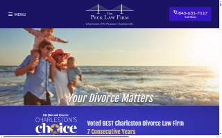 The Peck Law Firm of Summerville website