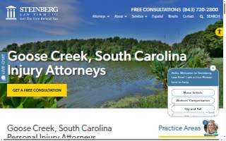 Steinberg Law Firm of Goose Creek website
