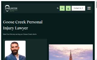 CEO Lawyer Personal Injury Law Firm of Goose Creek website