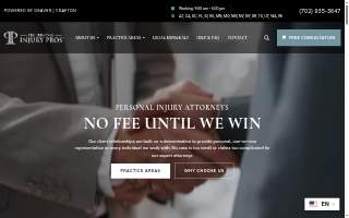 The Personal Injury Pros website