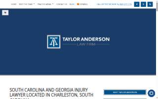 Taylor Anderson Law Firm website