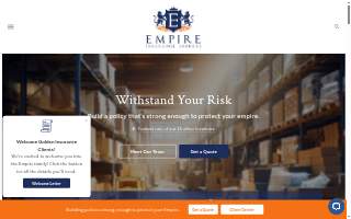 Empire Insurance Brokers website