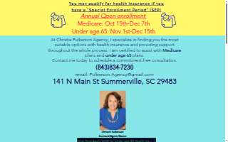 Christie Fulkerson Agency website