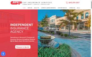 CSP Insurance Services website
