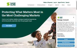 SageSure website