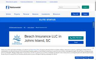 Nationwide Insurance: Beach Insurance LLC website