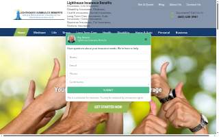 Lighthouse Insurance Benefits | Charleston Insurance Agency website