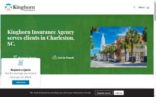 Kinghorn Insurance Agency website