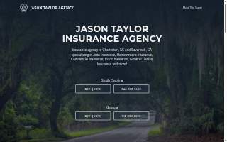 Jason Taylor Agency of North Charleston website