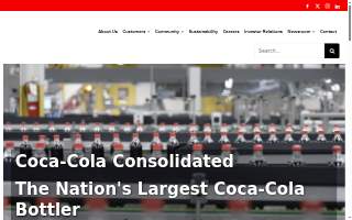 Coca-Cola Bottling Company Consolidated website