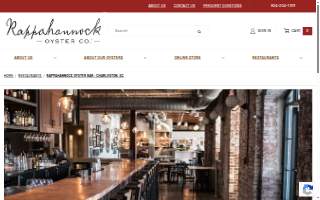 Rappahannock Oyster Bar website