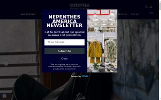 Nepenthes New York website