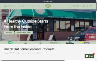 Olive May Natural Foods website