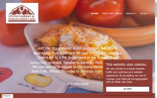 Stono Market and Tomato Shed Cafe website
