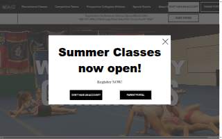 West Ashley Gymnastics website
