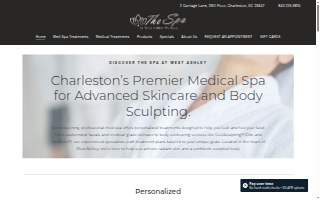 The Spa West Ashley website