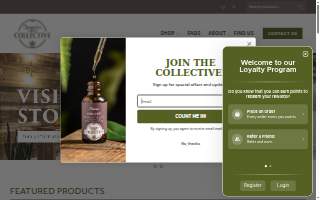 Charleston Hemp Collective website