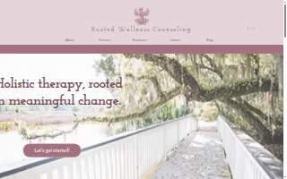 Rooted Wellness Counseling website