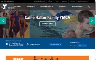 Caine Halter Family YMCA website