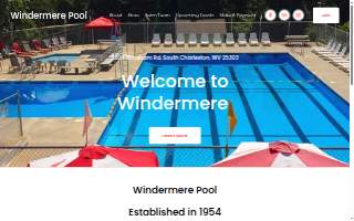 Windermere Pool website
